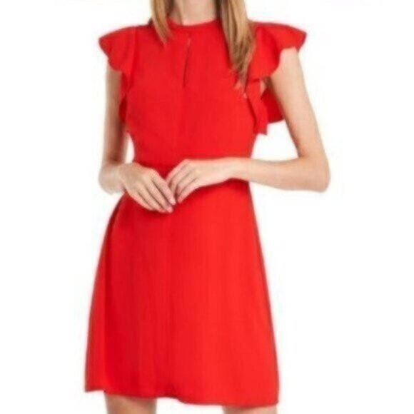 NWT Riley & Rae Red Summer Dress 12 - Picture 1 of 7